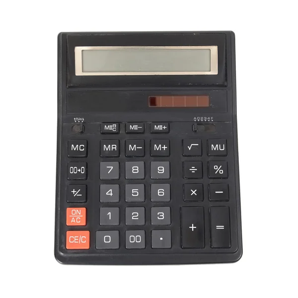 Calcolatrice nera — Foto Stock