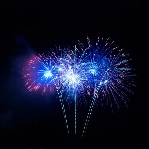 Fuochi d'artificio colorati Foto Stock Royalty Free