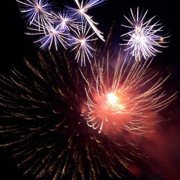 Fireworks, salute. — Stock Photo, Image