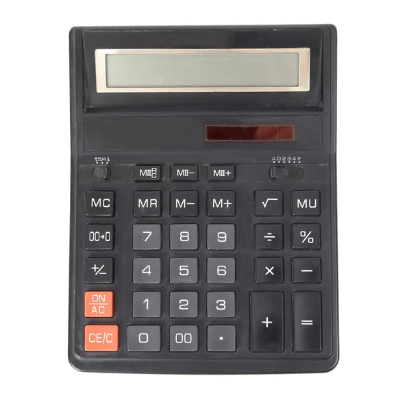 Calculadora preta — Fotografia de Stock