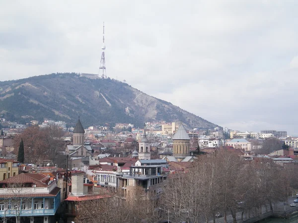 Tbiliszi áttekintése, Grúz Köztársaság — Stock Fotó