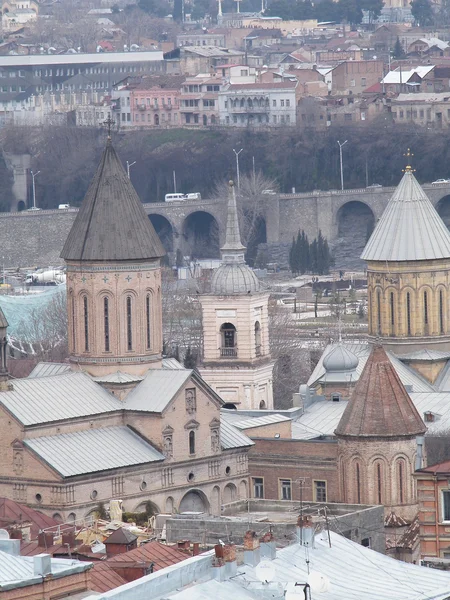 Tbilisi ikhtisar, Republik Georgia — Stok Foto