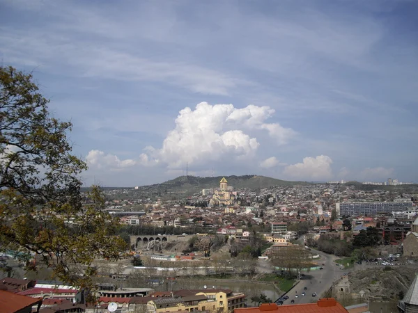 Przegląd Tbilisi, w Gruzji — Zdjęcie stockowe