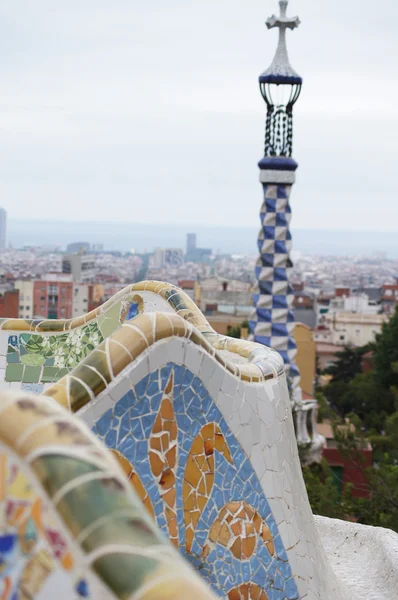 Parku guel w Barcelonie — Zdjęcie stockowe
