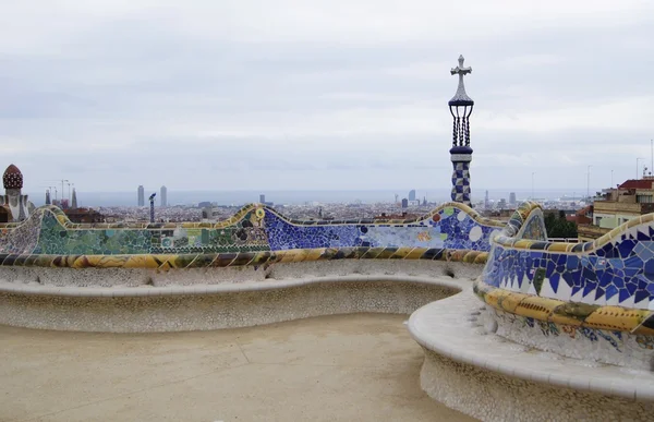 Парк Гуэль в Барселоне — стоковое фото