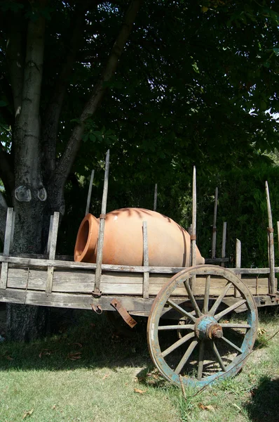Traditional georgian jugs for wine — Stock Photo, Image