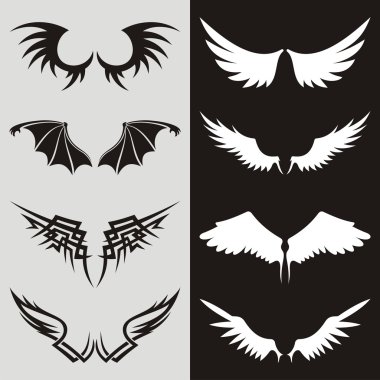 Wings 02 clipart