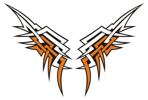 Wings tribal — Stock Vector