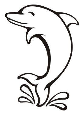 Dolphin icon clipart