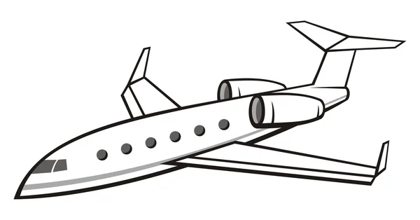 stock vector Business Jet