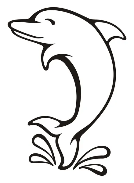 海豚图标 — 图库矢量图片