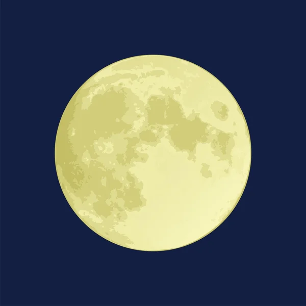 Luna piena — Vettoriale Stock