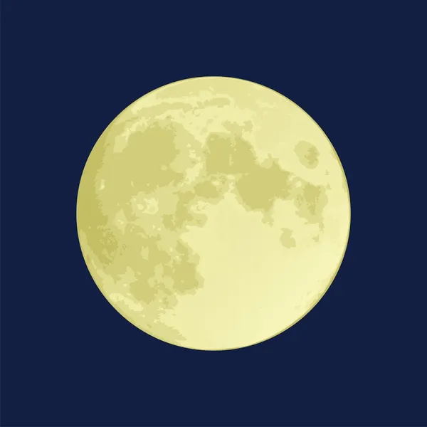Pełnia księżyca Wektor Stockowy