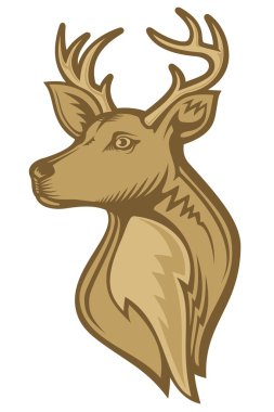 Deer head clipart