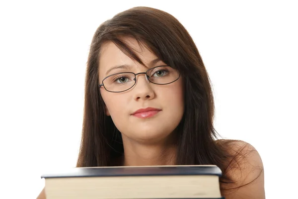 Menina adolescente aprendendo — Fotografia de Stock