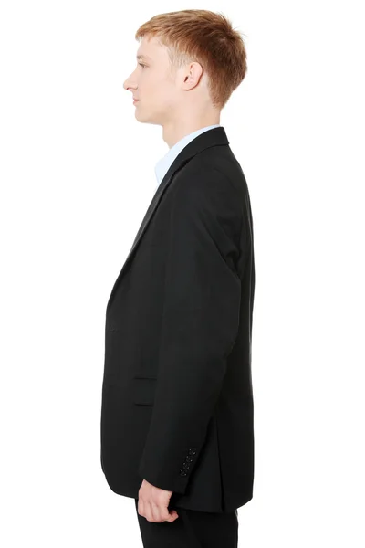 Retrato lateral de homem de negócios — Fotografia de Stock