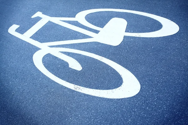 Estrada para bicicleta — Fotografia de Stock