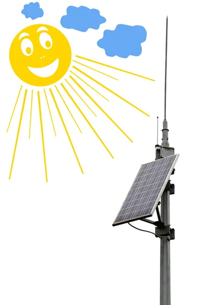 Batterie für Solarzellen — Stockfoto