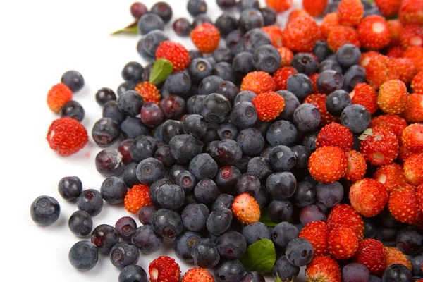 Stock image Wild strawberries and blueberries