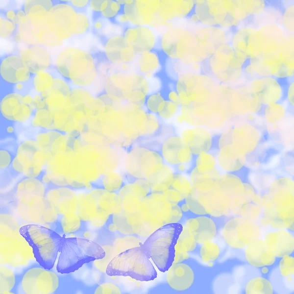 Abstraktní pozadí s motýly — Stock fotografie