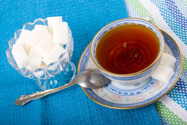 Herbaty i cukru — Zdjęcie stockowe
