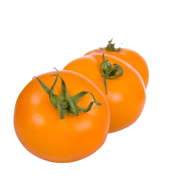 Zralé žlutá rajčata — Stock fotografie