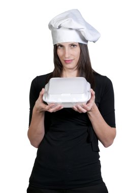 Woman Chef clipart