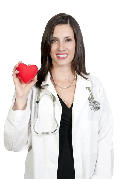 Женщина-кардиолог — стоковое фото