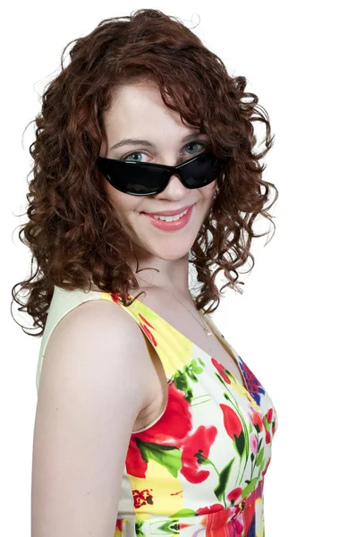 Nő napszemüvegben. — Stock Fotó