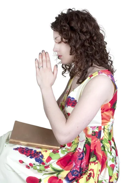 ผู้หญิงอธิษฐาน — ภาพถ่ายสต็อก
