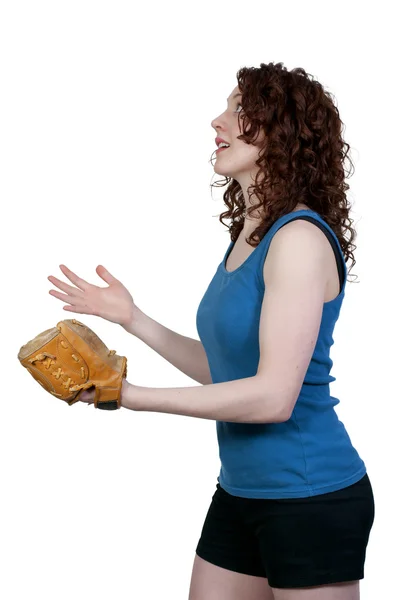 女性プロ野球選手 — ストック写真