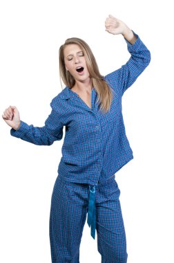 Woman Waking Up clipart