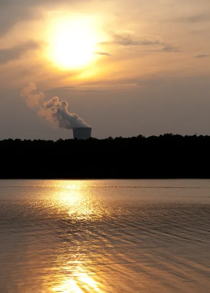 Nucleaire zonsondergang — Stockfoto
