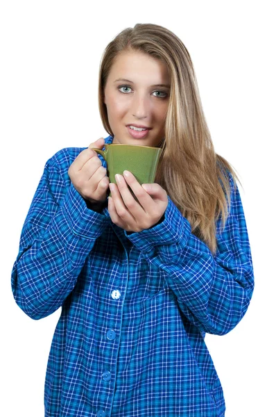 コーヒーを飲む女 — ストック写真