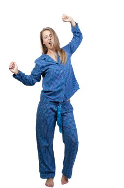 Woman Waking Up clipart