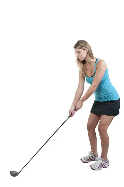Woman Golfer — Stock Photo, Image