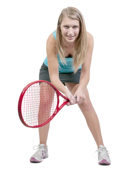 Woman Playing Tennis — Stock Photo, Image