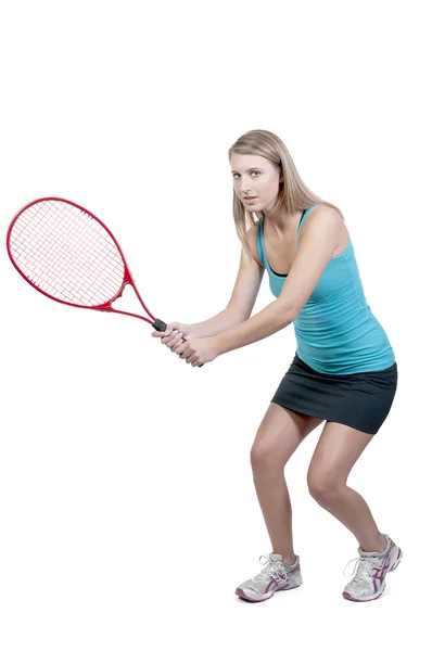 Mujer jugando tenis — Foto de Stock