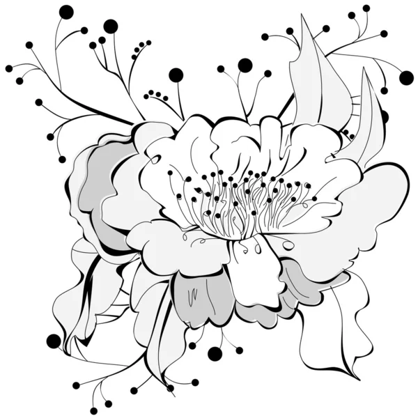Schöne Blume — Stockvektor