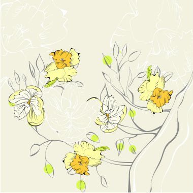 Decorative tree clipart