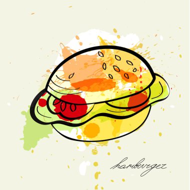 Hamburger clipart