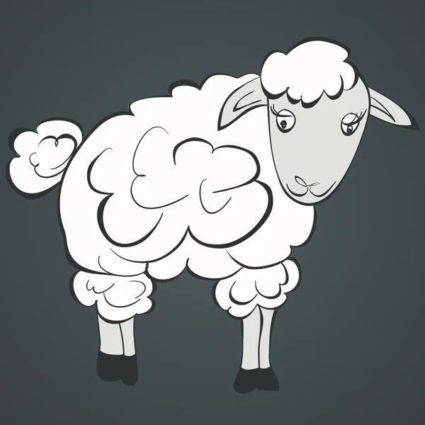 Ilustrace ovcí — Stockový vektor