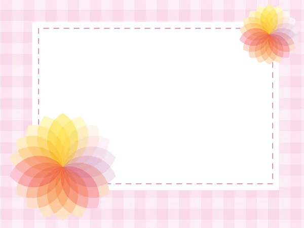 Scrapbook fleur motif décoratif abstrait — Image vectorielle