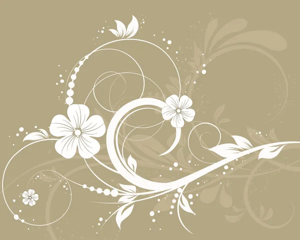 Vecteur floral fond abstrait décoratif — Image vectorielle