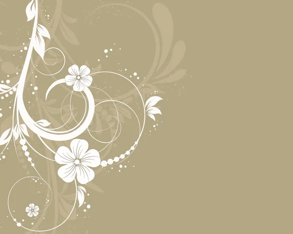 矢量花卉装饰抽象背景 — 图库矢量图片