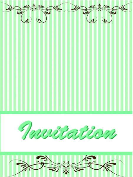 Invitation vectorielle fond décoratif — Image vectorielle