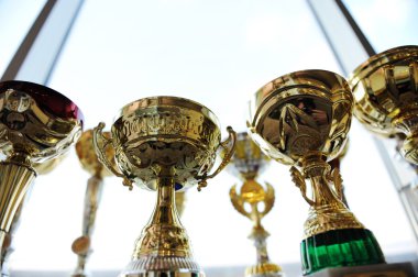 Trophy cups clipart