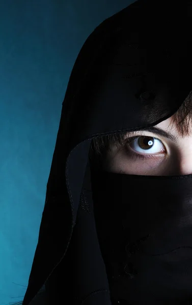 Portrait of a young woman with veil — Stock Photo, Image