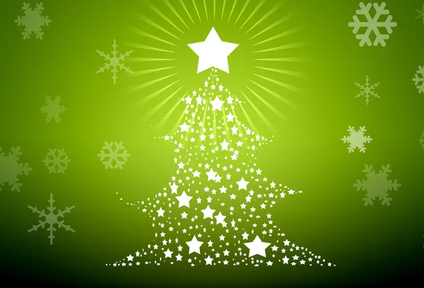 2011 ilustrace - vánoční stromeček — Stock fotografie