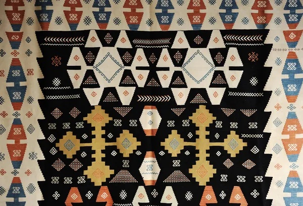 Orientalischer geometrischer Teppich — Stockfoto